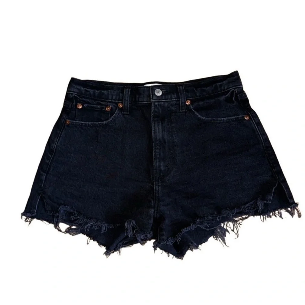 Abercrombie & Fitch Black High Waist Women Shorts Size 27/4